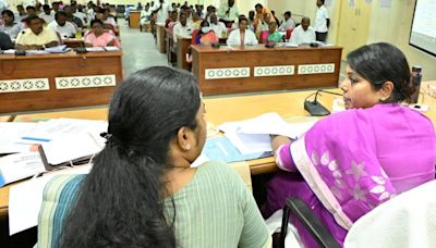 District monitoring officer reviews implementation of various schemes in Krishnagiri