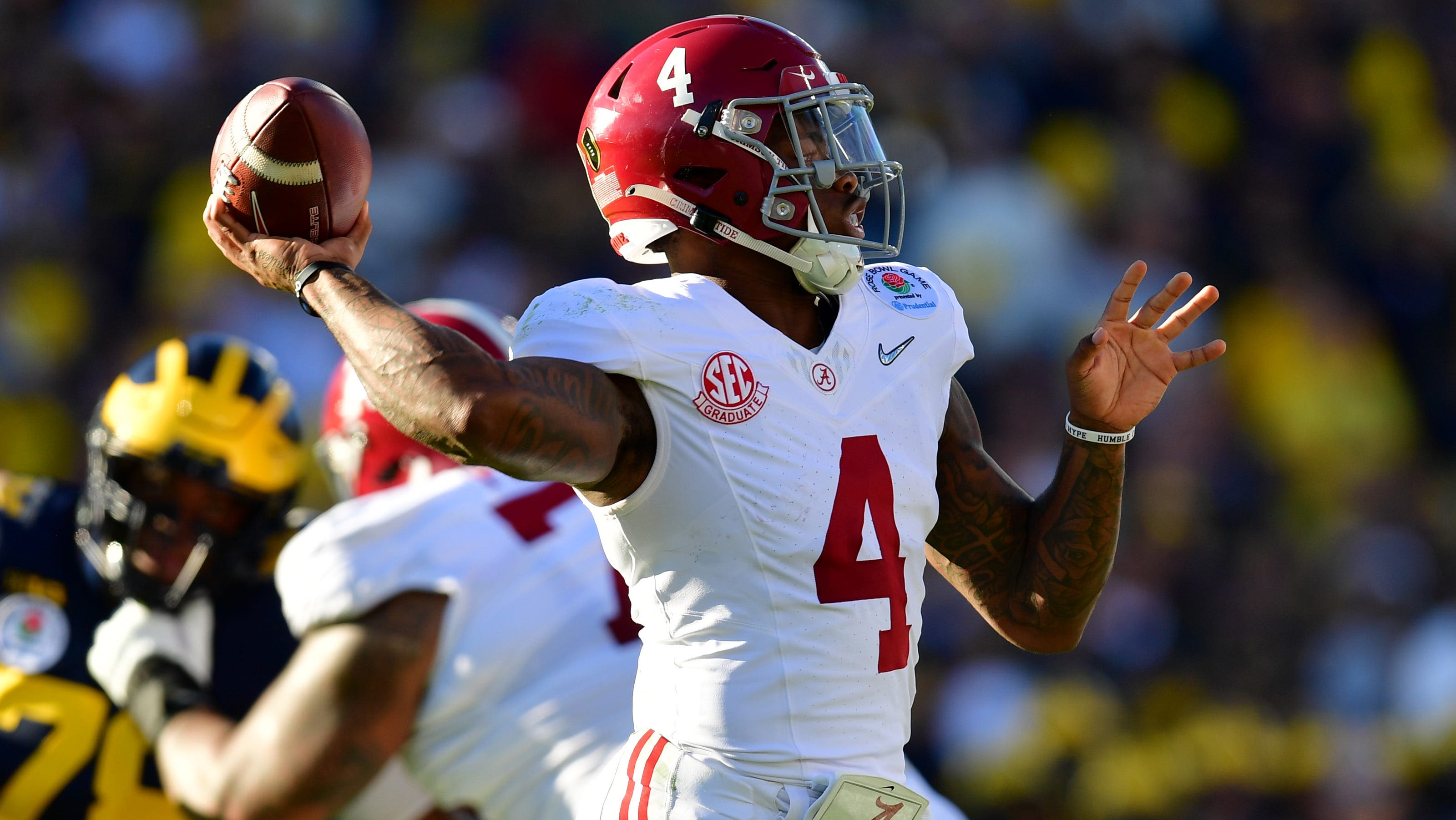 Why Alabama QB Jalen Milroe called Nick Saban's retirement crazy, awesome and wild