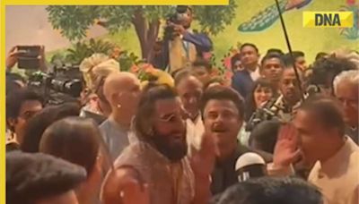 Watch: Anil Ambani dances to Mirchi Lage Toh with Ranveer Singh, Anil Kapoor, Varun Dhawan in Anant Ambani's baraat