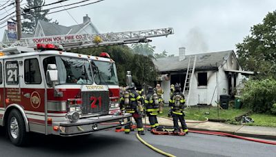 Fire guts home in Alburtis; 2 people taken to hospital