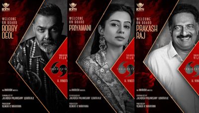 Thalapathy 69 full star cast revealed: Bobby Deol, Priyamani, Prakash Raj set to surprise, film's shoot to begin from October 5