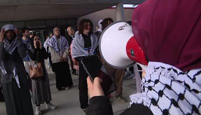 Protesters at Collin County jail call for UT Dallas arrestees to be released