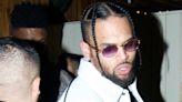 Chris Brown Visibly Displeased Following Tour Air Stunt Mishap