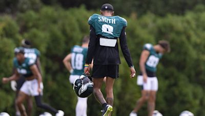 Eagles training camp observations: DeVonta Smith reminds us he's still really good