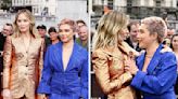 Emily Blunt's Suit Jacket Popped Open At This "Oppenheimer" Event, And Florence Pugh Reacted Perfectly