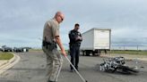 Motorcyclist dies after crashing into oncoming big rig near Modesto Airport, CHP reports