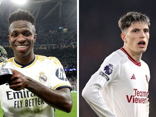 Man Utd star Alejandro Garnacho writes surprising comment on Vinicius Jr post