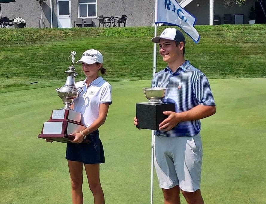 Lily Dessel and Jesse Hellring take home RI Junior Amateur titles; how they did it
