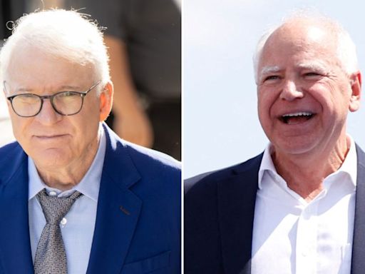 Steve Martin says he declined to play Tim Walz on ‘SNL’ because he’s ‘not an impressionist’