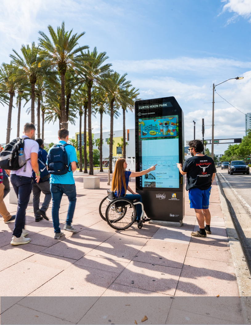 As many as 20 interactive touchscreen kiosks will be coming to downtown West Palm Beach