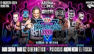 Triple A: Cartel completo para Triplemanía XXXII en la Ciudad de México