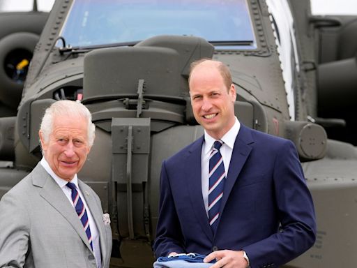 King Charles hands military title to son William in rare joint appearance