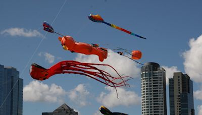 Pick up a free kite at the 37th annual Ikea Family Kite Festival