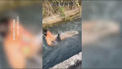 民眾把"水圳"當滑水道 水利署喊危險:禁止戲水