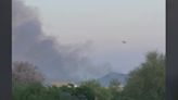 Adams Fire burning near Fountain Hills