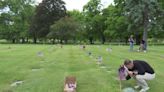 Home for Heroes places flags on veterans’ graves