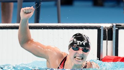 San Clemente's Caroline Marks celebrates Olympic surfing gold medal win