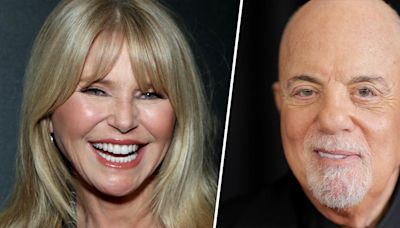 Christie Brinkley, who inspired ‘Uptown Girl,’ dances along to the hit at Billy Joel’s concert