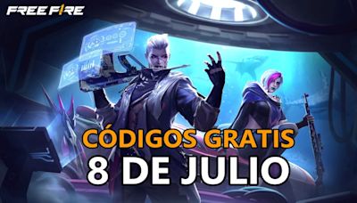 Free Fire | Códigos de hoy lunes 8 de julio de 2024: recompensas gratis