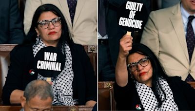 Rashida Tlaib Leads Congress Members in Rebuking 'War Criminal' Netanyahu's 'Disgraceful' Visit - Jezebel