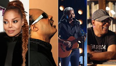 A grande família? Janet Jackson diz que Stevie Wonder, Tracy Chapman e Samuel L. Jackson são seus parentes