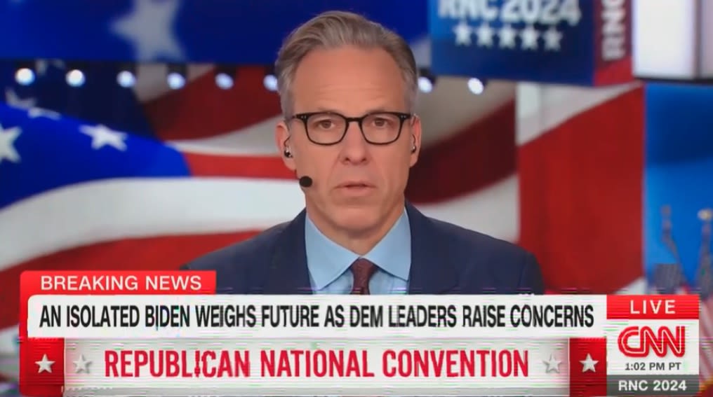 Jake Tapper Compares Biden to Famous Movie Character Who Doesn’t Know He’s Dead: ‘Unaware of His Grim Fate’