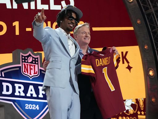 Washington Commanders QB Jayden Daniels 'Dream Came True' at NFL Draft