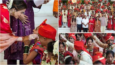 Ahead Of Anant's Marriage With Radhika Merchant, Ambani Family Holds Mass Wedding For Underprivileged Couples