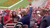 Some Football Fans Hit Trump With Harsh 1-Finger Salute During Iowa vs. Iowa State Game