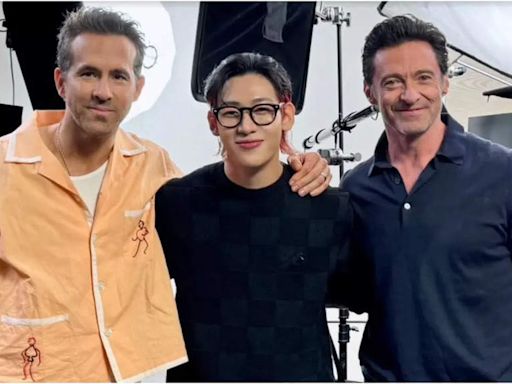 GOT7’s BamBam meets Ryan Reynolds and Hugh Jackman in South Korea; Shares marvel moment - Times of India