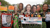 Protesters rally for abortion rights in Washington