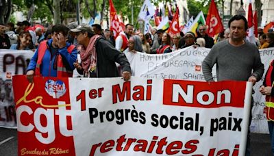 French trade unions stage nationwide strikes as PM Michel Barnier delivers first address