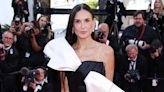 Demi Moore Wraps Up the Cannes Film Festival With a Thigh-High Leg Slit and an Oversized Bow