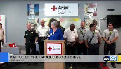 Red Cross's annual Battle of the Badges blood drive kicks off Friday - ABC Columbia