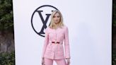 Sophie Turner Pops in a Bubblegum-Pink Pantsuit at Louis Vuitton’s Cruise Show
