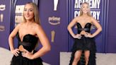 Ashley Cooke Takes Balletcore to ACM Awards 2024 Red Carpet in Ruffled Georges Chakra High-low Dress