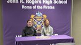 Rogers' Emily Peabody, Yadira Covarrubias celebrated for signing college offers