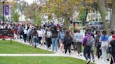 Grinnell College students stage protest walkout in support of Palestine