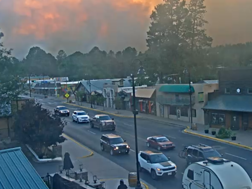 South Fork Fire, Salt Fire burning Mescalero tribal land, near Ruidoso