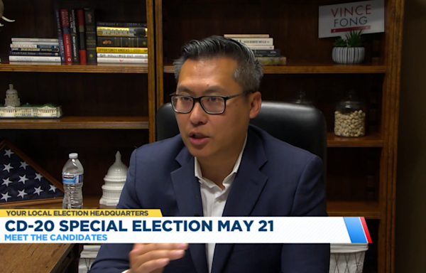 Ahead of CD-20 special election, Republican candidate Vince Fong makes final pitch to voters