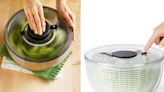 A salad spinner cleans your greens better than handwashing, and this one on Amazon is the most recommended