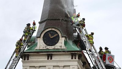 Madison's Holy Redeemer Catholic Church damaged by fire after apparent lightning strike