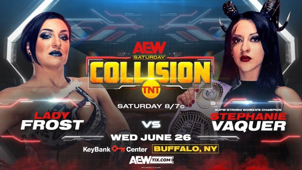 Stephanie Vaquer vs. Lady Frost, Daniel Garcia vs. The Butcher Set For AEW Collision