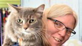 Decent: Felines can be trained to be certified therapy cats, as 7-year-old Sputnik can attest