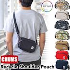 =CodE= CHUMS RECYCLE SHOULDER POUCH 側/肩背包(卡其黑落葉) CH60-3539 男女