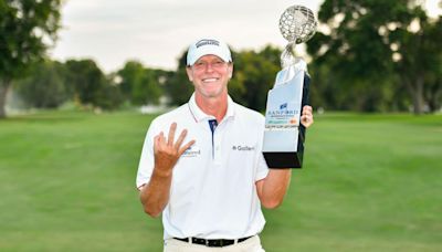 Stricker with stunning shot wins 1st title of 2024