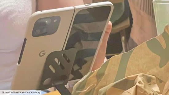 Could this be our first look at the Google Pixel Pro Fold? Both the phone and its official case seem to be on display in new image