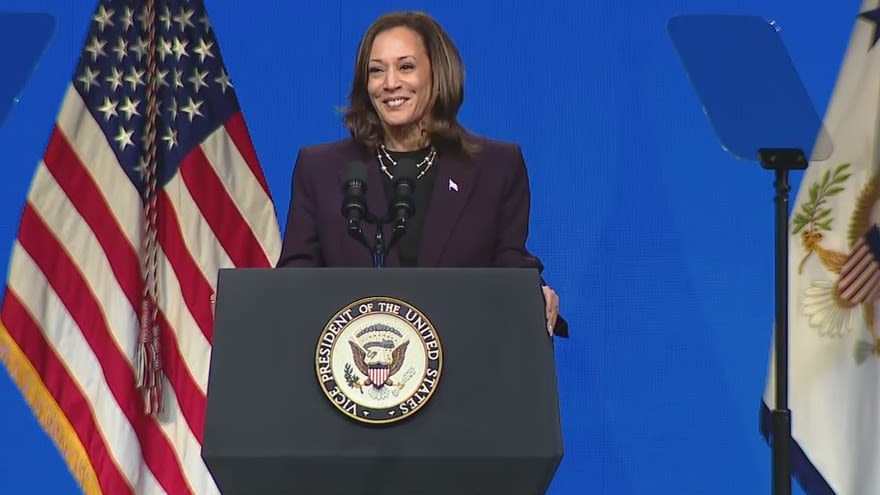 Kamala Harris in Houston: Watch vice president's speech at AFT National Convention