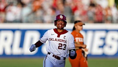 Jennings' HR helps Oklahoma beat Texas 8-3 and move a win away from 4th straight Women's CWS title