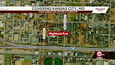 Several hours long standoff ends with arrest in Kansas City, Missouri